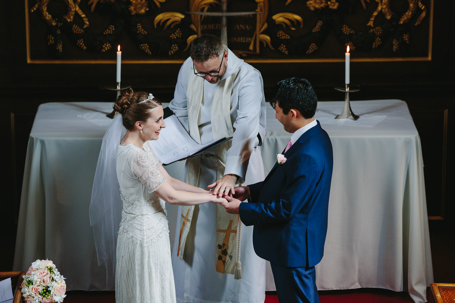 Trinity Hall College Cambridge University Wedding and Wedding Ceremony